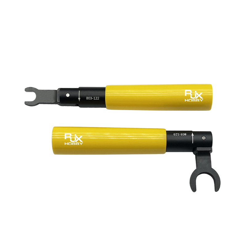 RJX 1pcs 90 Degree Bending Head 8mm / 14mm Crowfoot Spanner 1Nm RF Connector Torque Wrench