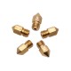 RJX 10pcs  3D Printer MK8 Brass Nozzles 0.3/0.4/0.5/0.6/0.8mm Stainless Steel Nozzles for Creality 3D Printers