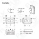 RJX 1Pair 6 Pins 6+3 Micro Connectors for UAV VTOL Model Airplane RC Vehicles Boat Turbine Jet RC DIY Plugs