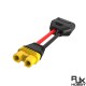 RJX 1pcs QS9L Male to AS150U Female 8AWG 150mm Wire Anti-spark High-current Plug Connector 