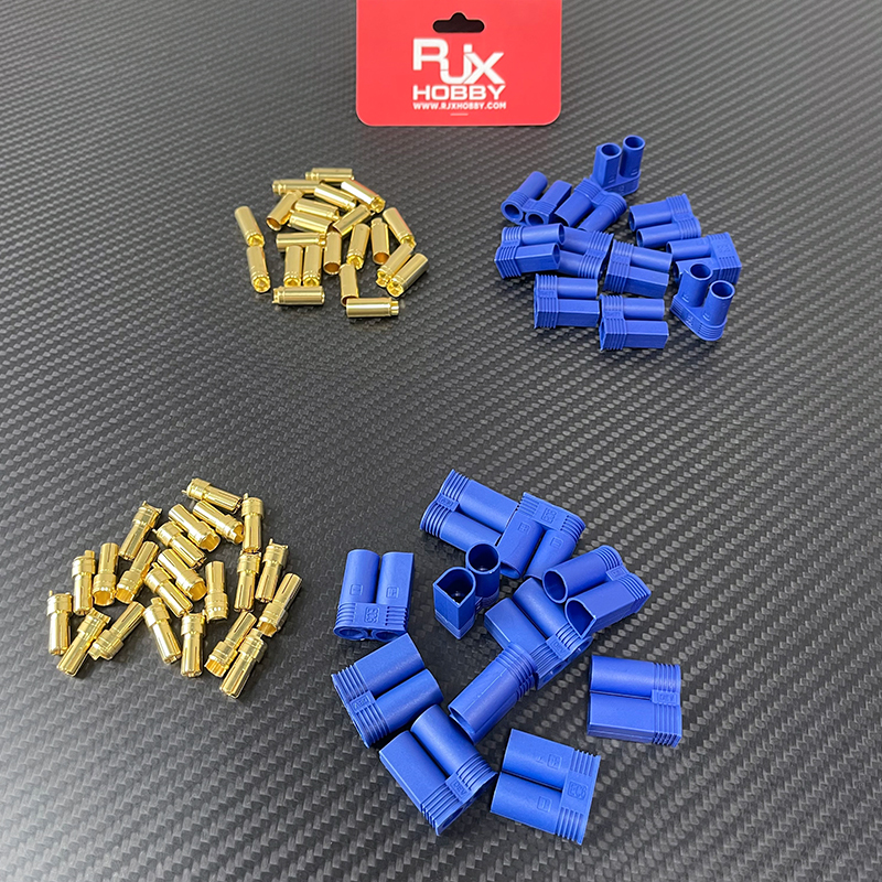 RJX 5Sets EC6 Battery Plug Connector Power Connector Male and Female for Aircraft Electric Vehicles Connector Battery Plug