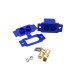 RJX 5pcs EC8E-M EC8 Male With Cover Current 100A Connector Panel Mount Retainable Power Plug