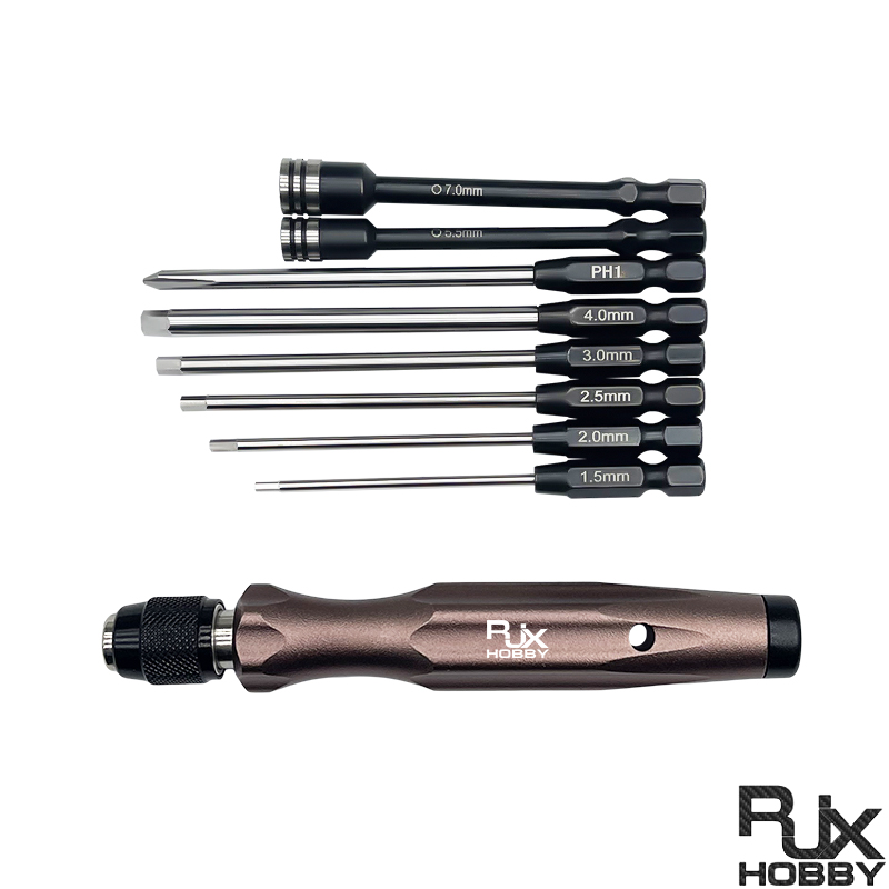 RJX 8 in1 Hex Nut Phillips Screwdriverfor RC Car helicopter FPV