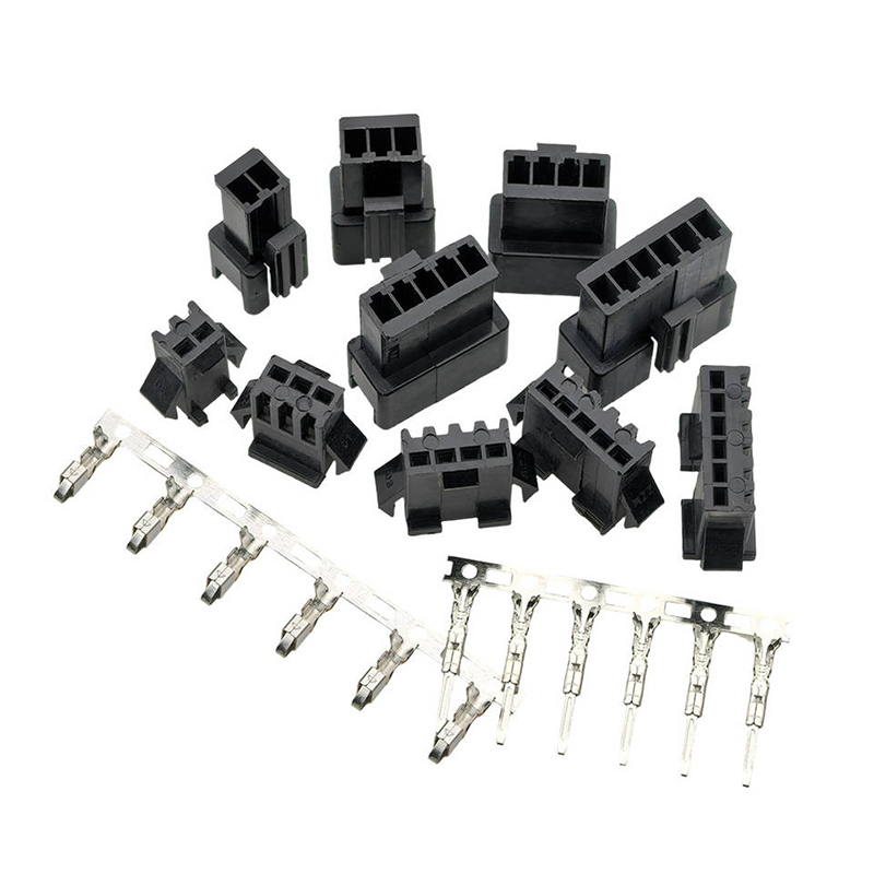 RJX 100sets JST 2P/3P/4P/5P/6P SM 2.54mm  Female and Male wire connector housing