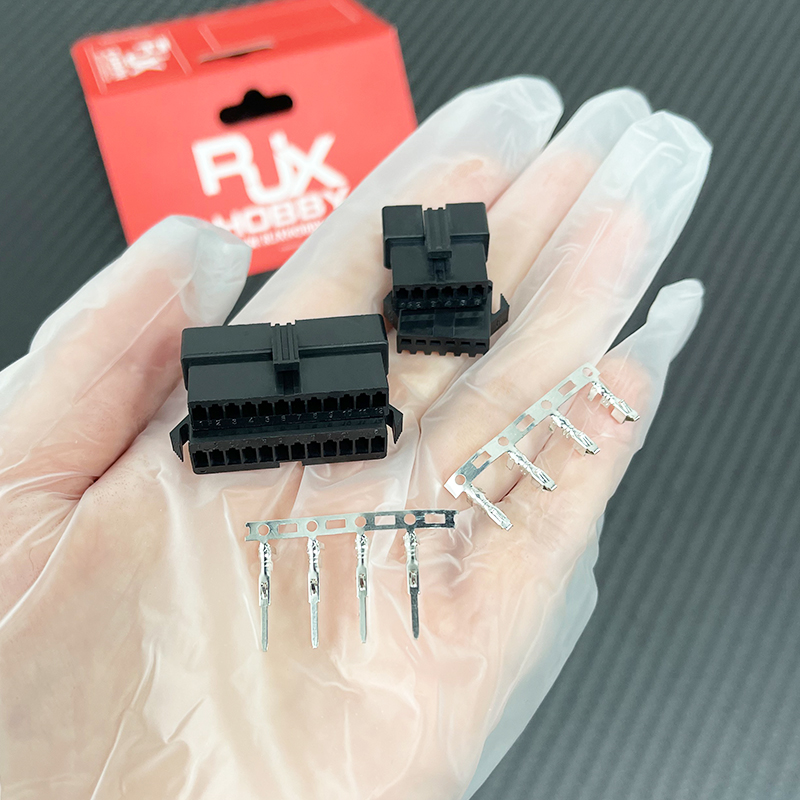 RJX 100sets JST 2P/3P/4P/5P/6P SM 2.54mm  Female and Male wire connector housing