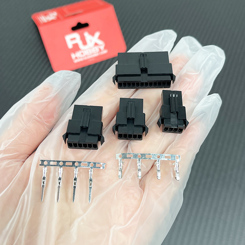 RJX 100sets JST 2P/3P/4P/5P/6P SM 2.54mm  Female and Male wire connector housing