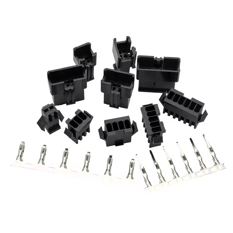 RJX 100sets JST 2P/3P/4P/5P/6P SM 2.54mm  Female and Male wire connector housing