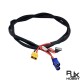 RJX 1 PCS 7P JST XHP EC8 to XT90 Male  Female Connectors Extension Cable