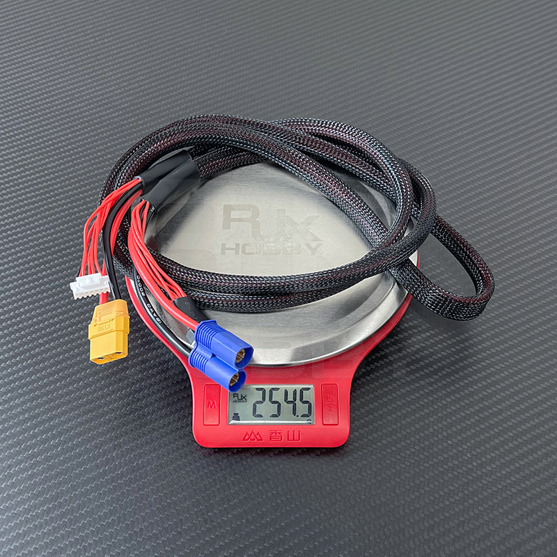RJX 1 PCS 7P JST XHP EC8 to XT90 Male  Female Connectors Extension Cable