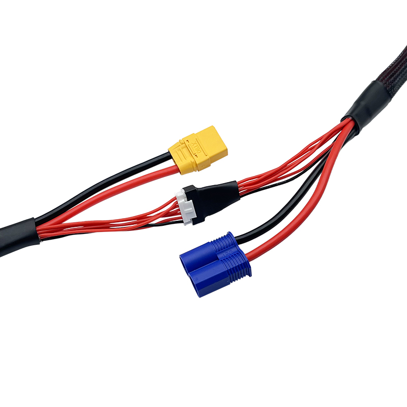 RJX 1 PCS 7P JST XHP EC8 to XT90 Male  Female Connectors Extension Cable