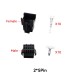 RJX 100 sets JST 2P/3P/4P/5P/6P/7P SM 2.54mm Double Row Female and Male wire connector housing