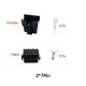 RJX 100 sets JST 2P/3P/4P/5P/6P/7P SM 2.54mm Double Row Female and Male wire connector housing