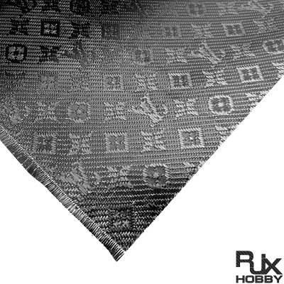 RJX 1 meter 240g/㎡ Geometric Print LV Pattern prepreg carbon fiber  cloth