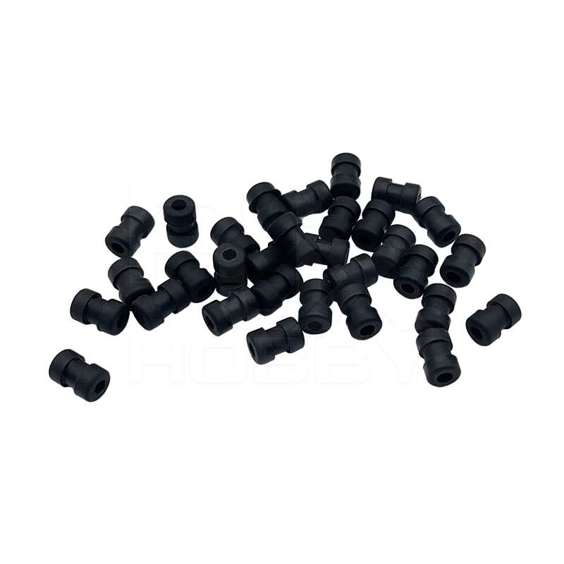 RJX 100pcs 3x5x8.5/3x6x9mm Damping Balls AV Shock Absorber Ball Damper Anti-Vibration Ball
