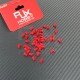 RJX 100pcs 3x5x7mm Damping Balls AV Shock Absorber Ball Damper Anti-Vibration Ball