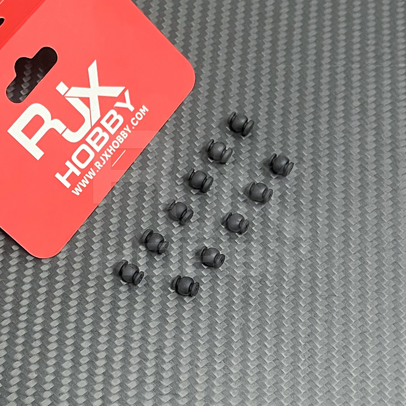 RJX 50pcs 1.5x6x8mm /1.5x6x8.8mm Damping Balls AV Shock Absorber Ball Damper Anti-Vibration Ball