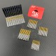 RJX 1pcs Titanium coating HSS M3 M4 M5 M6 M8 M10 M12 flute Straight slot taps
