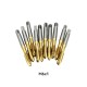 RJX 1pcs Titanium coating HSS M3 M4 M5 M6 M8 M10 M12 flute Straight slot taps