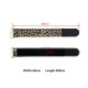 RJXHOBBY 2PCS 40mm Battery Strap Leopard Pattern Zinc Alloy Seamless Buckle 300–1000m