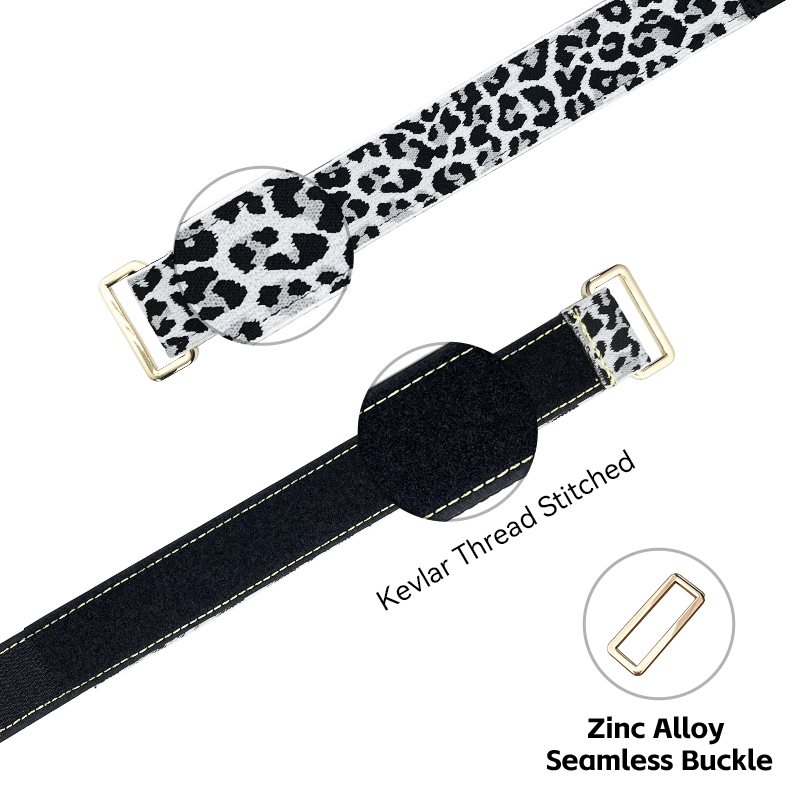 RJXHOBBY 2PCS 30mm Battery Strap Leopard Pattern Zinc Alloy Seamless Buckle 300–1000m