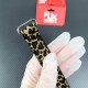 RJXHOBBY 2PCS 20mm Battery Strap Leopard Pattern Zinc Alloy Seamless Buckle 200–1000m