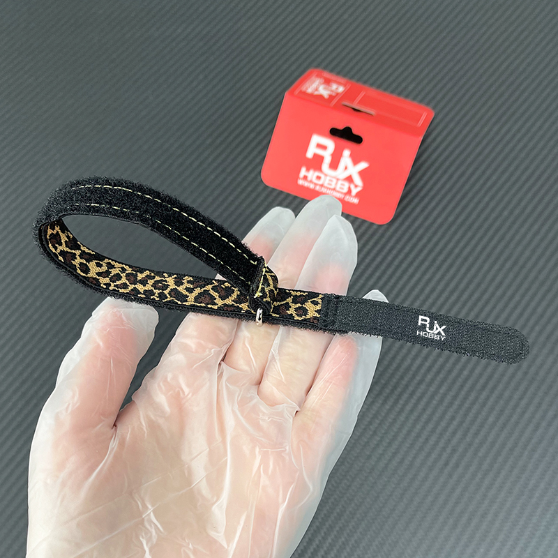 RJXHOBBY 2PCS 16mm Battery Strap Leopard Pattern Zinc Alloy Seamless Buckle 150–1000m