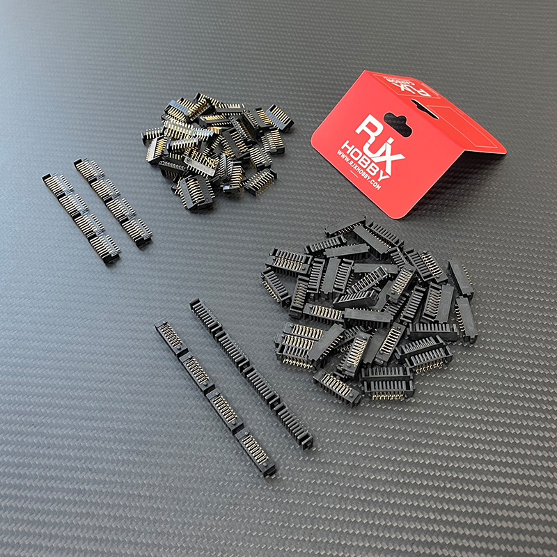 RJX 5pair 8Pin pitch 2.0mm laptop battery connector female and The male connector 180 degree bend foot