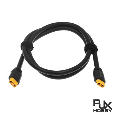 RJX 1pcs XT90H Female to Female Power Cable  6mm² Straight Head LSD-50 Charging Cable