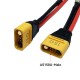 RJX 1PCS AS150U Male Power Cable to Ring Lugs with JST-GH 4-Pin Connector