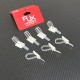 RJX 100pcs 25x18x8mm / 30x21x12mm Adhesive Tie Mounts