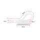 RJX 100pcs 25x18x8mm / 30x21x12mm Adhesive Tie Mounts
