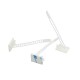 RJX 100pcs 25x18x8mm / 30x21x12mm Adhesive Tie Mounts