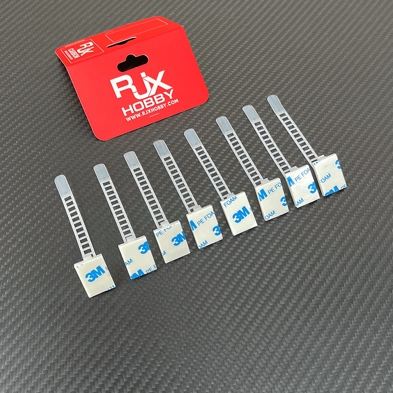 RJX 100pcs 25x18x8mm / 30x21x12mm Adhesive Tie Mounts