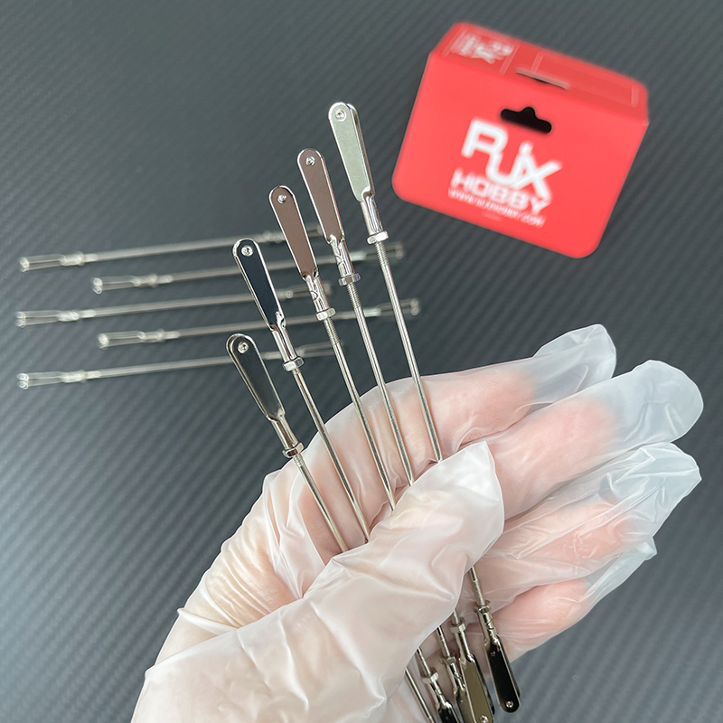 RJX 20pcs M2 Clevis Thread M2 Push Rod Stainless Steel Pull Rod Connecting Rod 