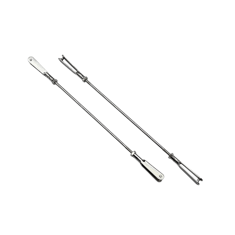 RJX 20pcs M2 Clevis Thread M2 Push Rod Stainless Steel Pull Rod Connecting Rod 