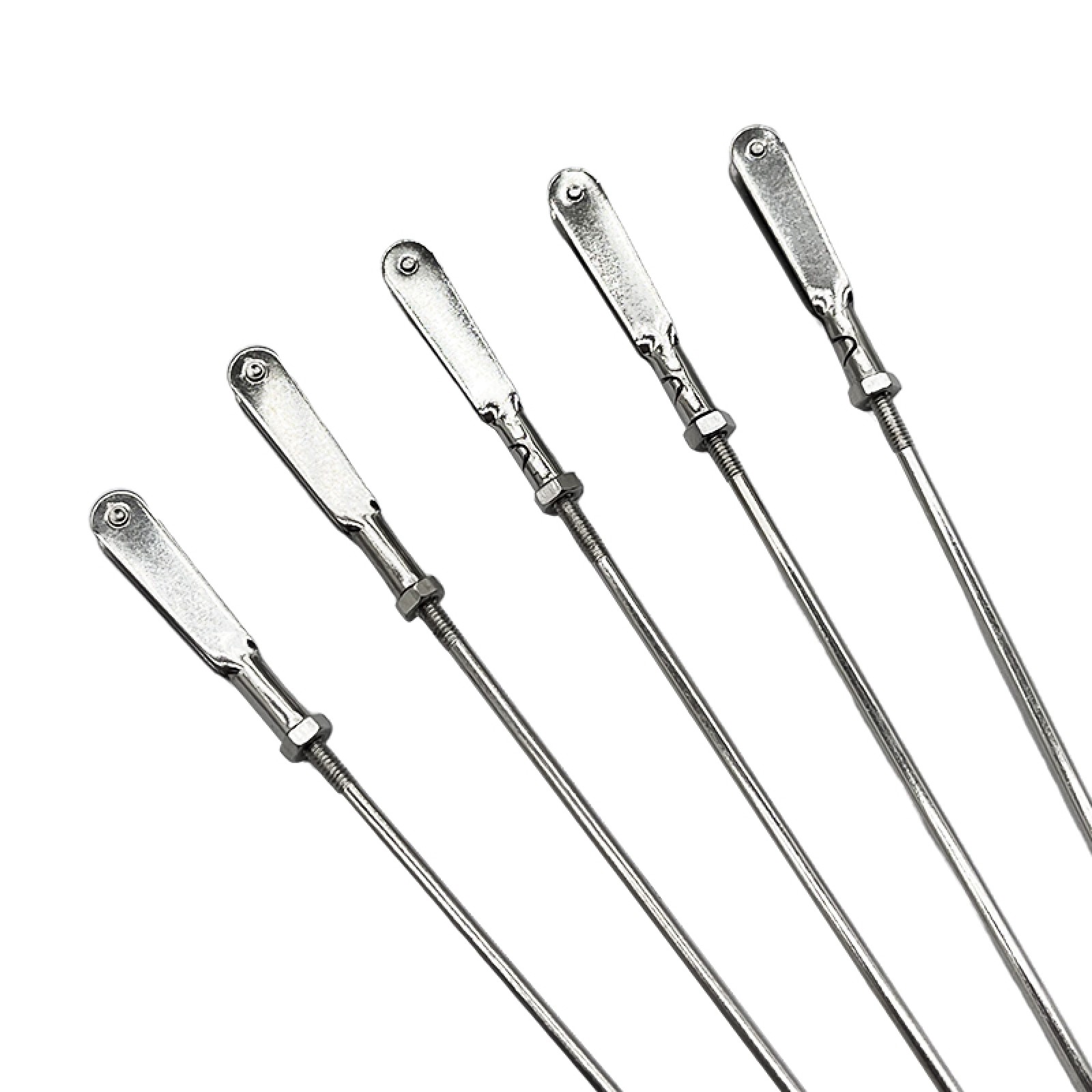 RJX 20pcs M2 Clevis Thread M2 Push Rod Stainless Steel Pull Rod ...