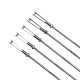RJX 20pcs M2.5 Clevis Thread M2.5 Push Rod Stainless Steel Pull Rod Connecting Rod
