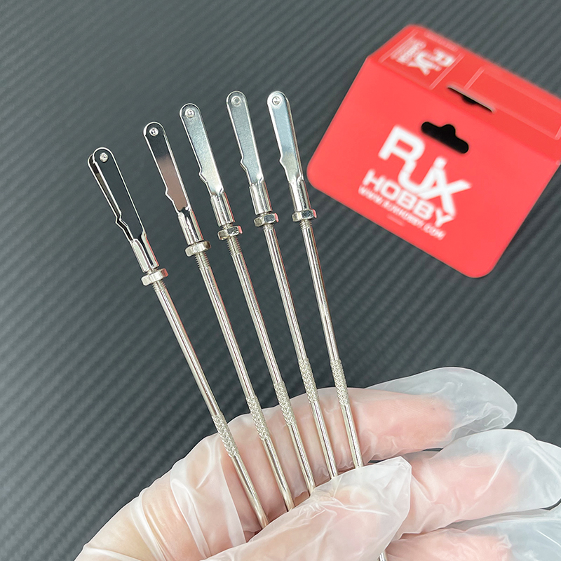 RJX 20pcs M3 Clevis Thread M3 Push Rod Stainless Steel Pull Rod Connecting Rod