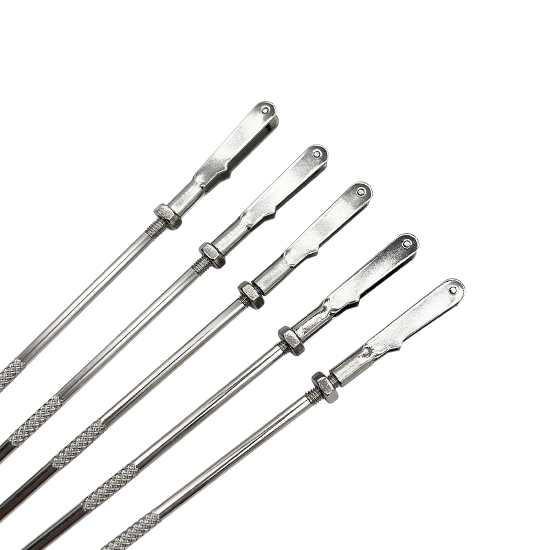 RJX 20pcs M3 Clevis Thread M3 Push Rod Stainless Steel Pull Rod Connecting Rod
