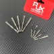 RJX 20pcs M2 M2.5 M3 Metal Collet Clevis Chuck Pull Rod Connector Coupler Screw Spare Parts For RC Aircraft Model