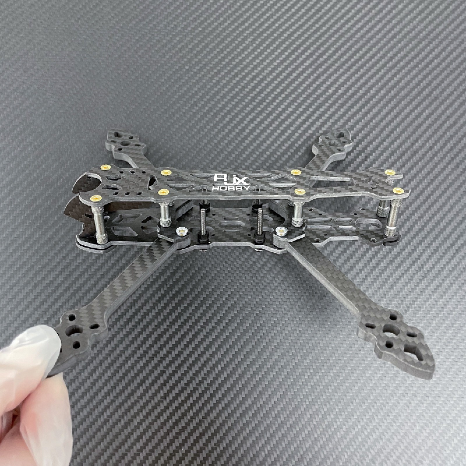 RJX Mark4 V2 5inch 225mm Carbon Fiber Twill matte Frame Kit For RC FPV ...