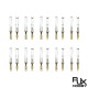 RJX 20pcs M2 M2.5 M3 Iron Metal Clevis Connector Set Pull Rod Chuck Coupler For DIY RC Aircraft Models