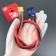 RJX 1pcs EC5 Male to XT60H Female Connector with SecureGrip Cover 10AWG Flexible Silicone Rubber Wire DC Power Cable