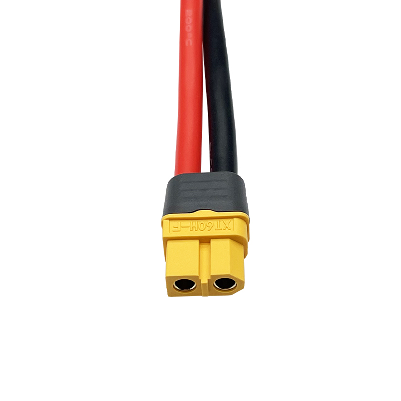 RJX 1pcs EC5 Male to XT60H Female Connector with SecureGrip Cover 10AWG Flexible Silicone Rubber Wire DC Power Cable