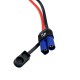RJX 1pcs EC5 Male to XT60H Female Connector with SecureGrip Cover 10AWG Flexible Silicone Rubber Wire DC Power Cable