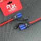 RJX 1pcs EC5 Male / Female plug connector with SecureGrip Cover 10AWG Flexible Silicone Rubber Wire 