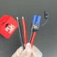 RJX 1pcs EC5 Male / Female plug connector with SecureGrip Cover 10AWG Flexible Silicone Rubber Wire 