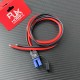 RJX 1pcs EC5 Male / Female plug connector with SecureGrip Cover 10AWG Flexible Silicone Rubber Wire 