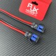 RJX 1pcs EC5 Male / Female plug connector with SecureGrip Cover 10AWG Flexible Silicone Rubber Wire 