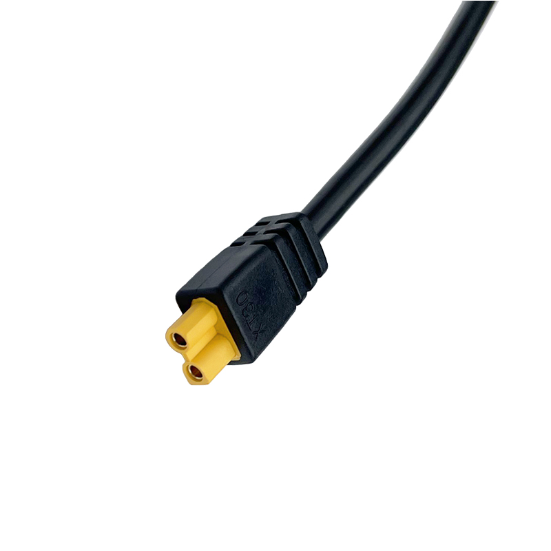 RJX 1pcs XT30UD Injection Molded Female to DC5525 Female Connector 15A 16AWG 500mm 